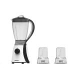 خلاط كهربائي تورنيدو 600 وات 1.5 لتر 2 مطحنة أسود TB-600/2-BLACK