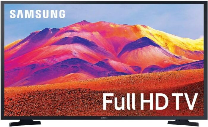 ⁦تلفزيون سامسونج سمارت 43 بوصة LED HD - UA43T5300AUXEG⁩ - الصورة ⁦1⁩