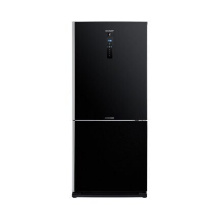ثلاجة شارب انفرتر ديجيتال فريزر سفلي 558 لتر أسود SJ-PV73K-BK