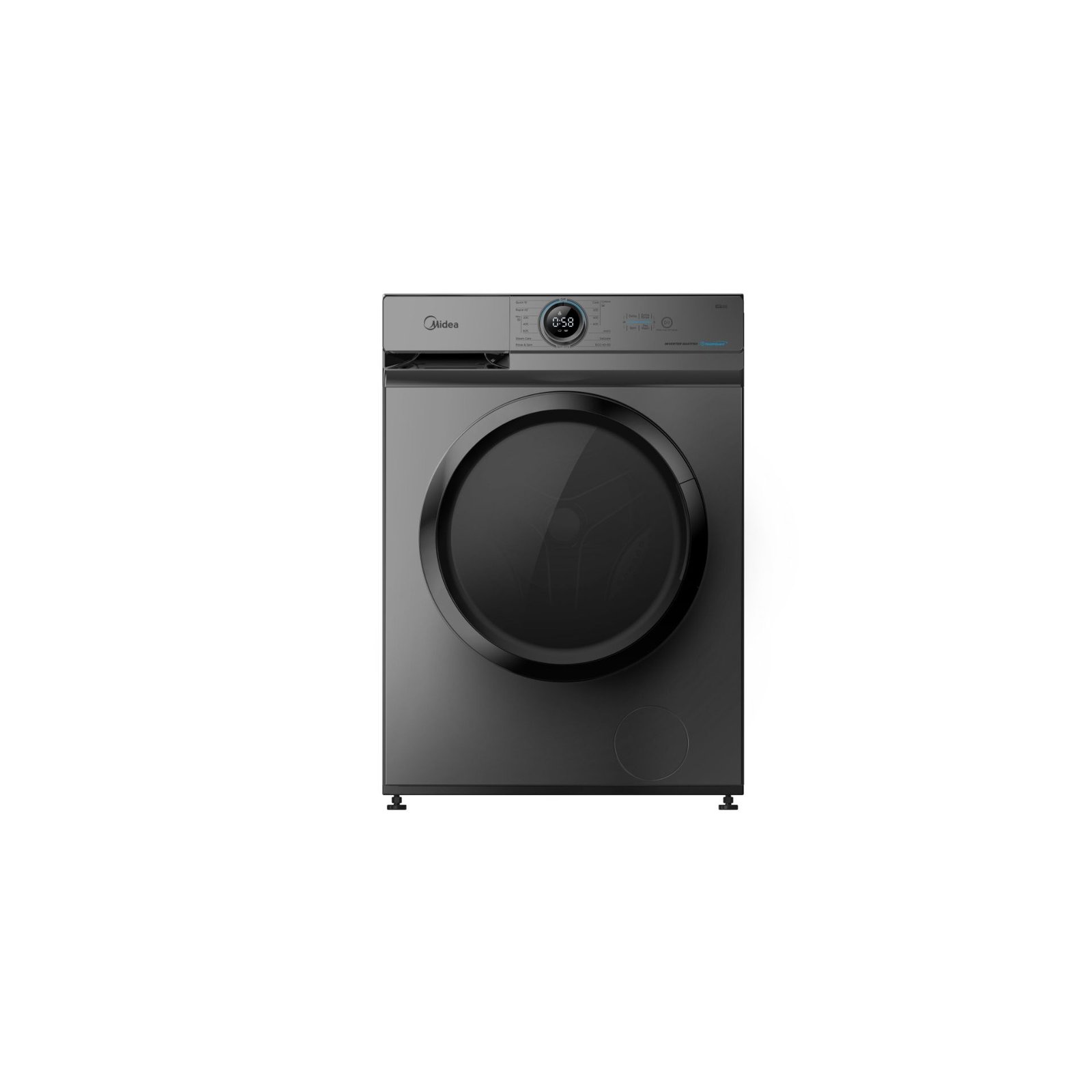 3 غسالة ميديا، 7 كجم، انفرتر، فضي - MF100W70B/TT - الصورة 1