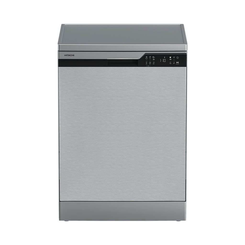 9 غسالة أطباق هيتاشي 15 فرد 60 سم انفرتر 6 برنامج استانلس HNFP3630XB - الصورة 1