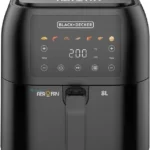 اير فراير ديجيتال بلاك اند ديكر ، سعة 8 لتر ، 1700 وات ، اسود - SAF80-B5