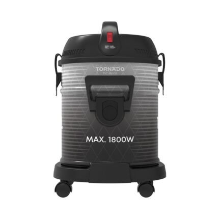 مكنسة برميلية تورنيدو 1800 وات أسود TVC-1800B