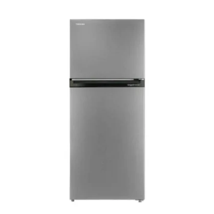 ثلاجة توشيبا ميديا 411 لتر انفرتر ستانلس ستيل - GR-RT558WE-PMN(57)